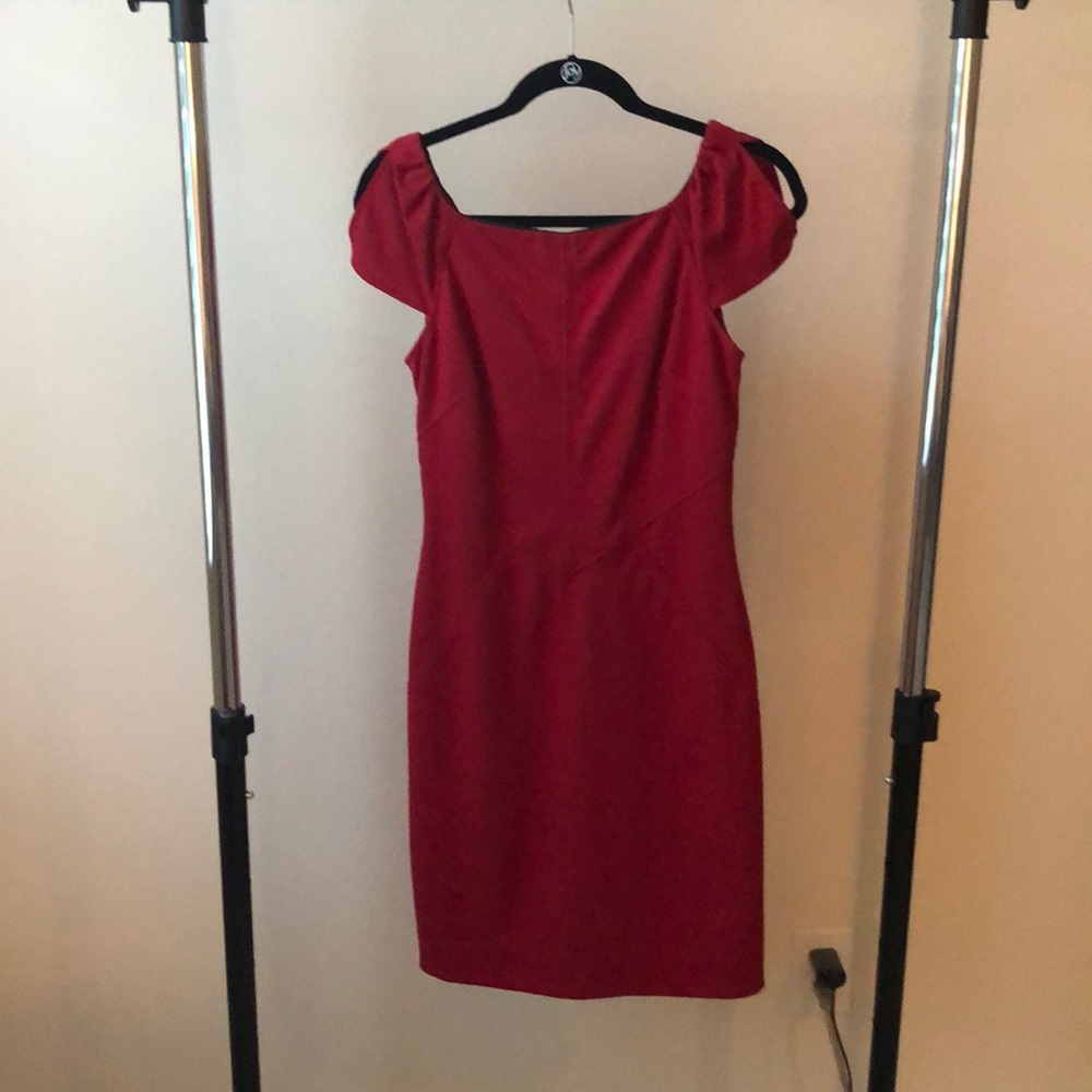 Diane Von Furstenberg wool cap sleeve dress